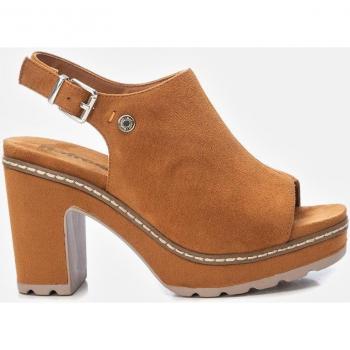 Sandalia de mujer Refresh 171874 Camel con hebilla