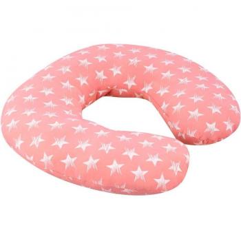 Cojín de Viaje Jyoko - Ergonómico y Compacto, Color Rosa Estrella