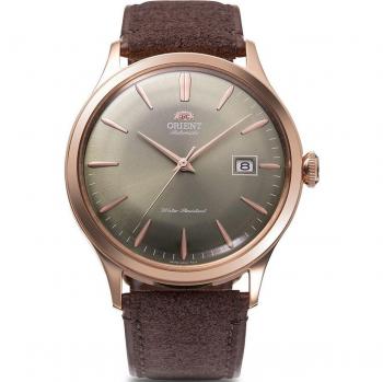 Orient Bambino Version 4 Leather Strap Bronze Dial Automatic Men's Watch RA-AC0P04Y10B