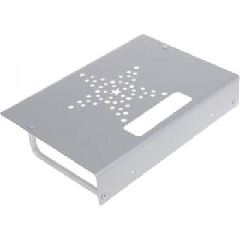 Soporte de pared para TV y dispositivos, estante de aluminio de una sola capa para enrutador, Mini PC y reproductor de DVD