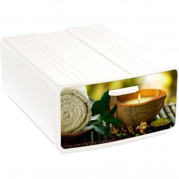 DEA HOME Z980RE08JD05 - Producto de Almacenamiento de Cocina, 40 x 29 x 15 cm, Color Blanco