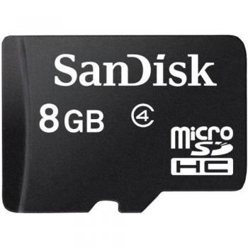 SanDisk SDSDQM-008G-B35 Tarjeta de memoria microSD de 8 GB, negro