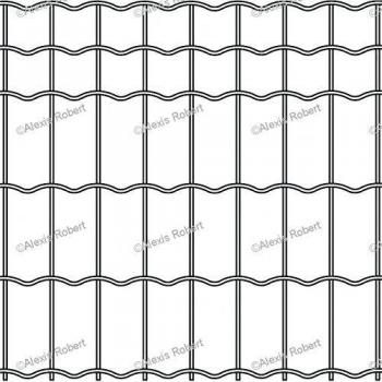 Malla jarditor classic verde 100x50 mm altura 150 cm