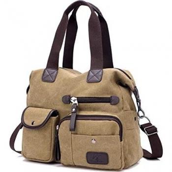 EVEOUT Bolso de mujer Multibolsillo Bolso Bandolera de hombro Bolso de mano Bolsos Hobo para Viajes de Trabajo Senderismo Camping 855