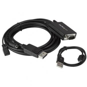 StarTech.com Cable Adaptador de 3m DisplayPort a VGA con Audio