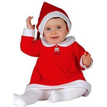 Guirma Traje Mama Noel, Gorro y Vestido, 12-18 Meses