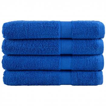 Toallas Premium Solund 4 Unidades Azul 100x200 cm 600gsm