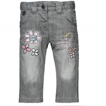 Boboli Pantalón Denim Elástico De Bebé Niña - Talla - 9m Para Bebé Niña