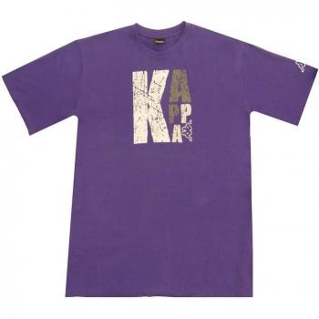 Camiseta de Manga Corta Hombre Kappa Sportswear Logo Violeta