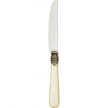 Cuchillo de mesa Napoleón con mango de madera y hoja de acero inoxidable