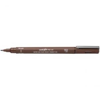 Rotulador permanente Uni-Ball PINBR-200(S) Pincel Sepia (12 Unidades)
