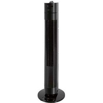 Clatronic TVL 3770 Ventilador de Torre, Silencioso, Oscilante, 3 Velocidades, Temporizador Programable de hasta 120 Minutos, Altura 78 cm, Potencia