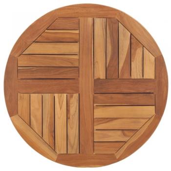 Solid Teak Wood Round Table Top 2.5 cm 70 cm