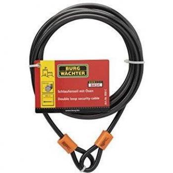 Sterling 850C - 8mm esterlina x cable recubierto de vinilo de doble bucle 5,0 m
