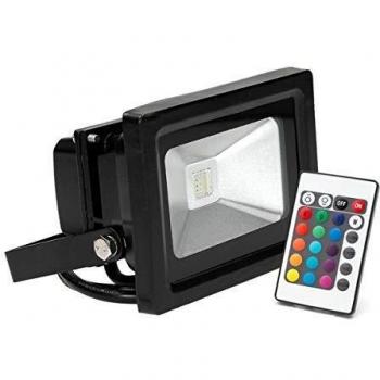 Foco Proyector de LEDs para Exterior 20W RGB con Mando Distancia
