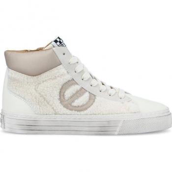 Zapatillas Strike mid cut cocoon/nappa en color natural para mujer.