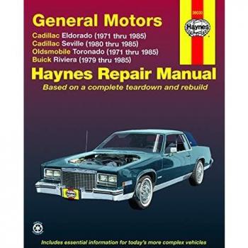 General Motors Cadillac Eldorado, Seville, Oldsmobile Toronado & Buick Riviera