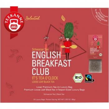 TEEKANNE Bio Luxury Bag English Breakfast Club (20 filter/80 g)