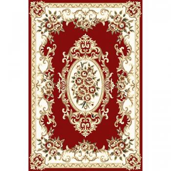 Alfombra de salón oriental 200 x 300 cm - roja