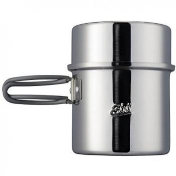 Esbit Edelstahl Topf Recipiente térmico, Unisex Adulto, Acero Inoxidable, 1 l