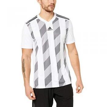 adidas Striped 19 JSY Camiseta de Manga Corta, Hombre, White/Black, XL