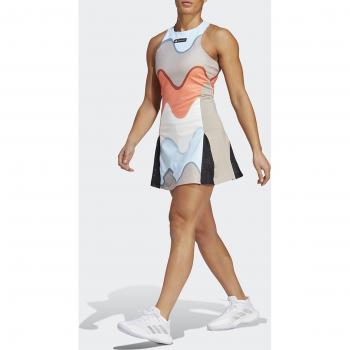 Vestido Adidas T Premium Mujer Marimekko para mujer, 100% poliéster, diseño moderno, ajuste cómodo, estampado gráfico distintivo