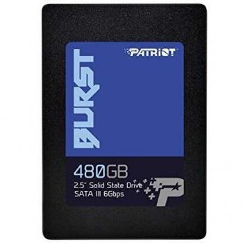 Patriot Memory Burst Disco sólido Interno de 480 GB, SATA III SSD, con hasta 560 MB/s PBU480GS25SSDR
