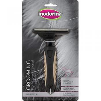 Inodorina Cepillo para Perros de Pelo Corto, Largo Desenredante de Muda