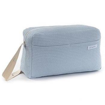 Bolsa organizadora multifuncional para carro de bebé Mi Bollito Azul claro 15 x 24 x 40 cm