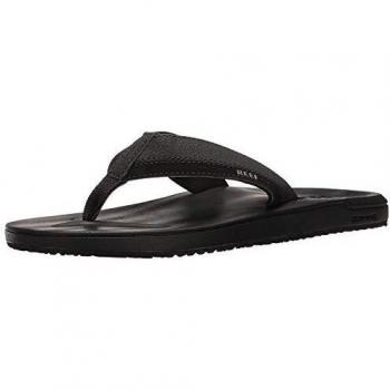 Reef Contoured Cushion, Chanclas para Hombre, Negro