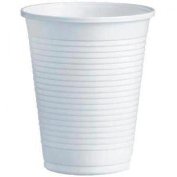 Vaso de Plástico PP Blanco 220cc - Pack de 100 Unidades