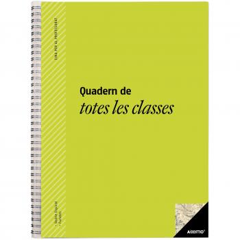 Cuaderno escolar de todas las clases catalanvalenciano.