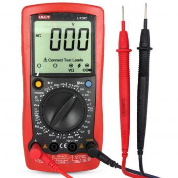 UNI-T UT58C Portátiles Modernos Multímetros Digitales LCD Grande Display