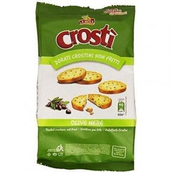 La Mole - Crosti - Picatostes con aceitunas negras - 100 g