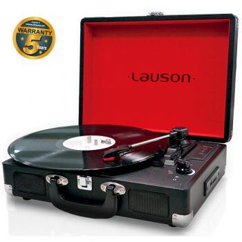 Lauson CL603 Tocadiscos Maletín, Bluetooth, USB, Salida RCA, Función Encoding 3 Velocidades