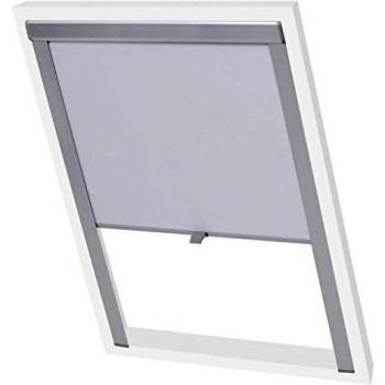 vidaXL Persiana Estilo Opaca Modelo Enrollable Blanco para P08/408