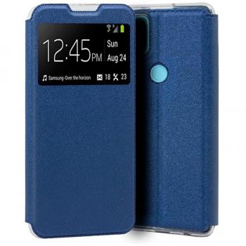 Funda Flip Cover Liso Azul para Realme C21