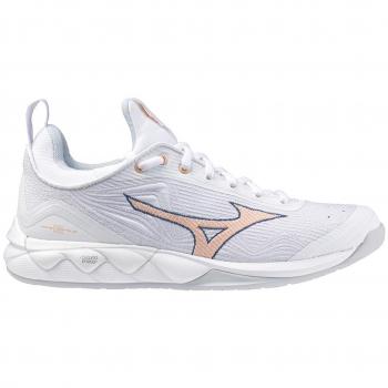 Zapatillas de voleibol Mizuno Wave Luminous 2 para mujer en color blanco