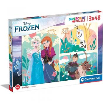 Puzzle 3x48 piezas Frozen