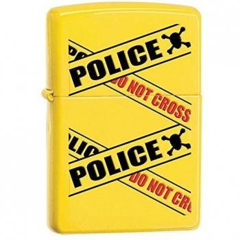 Zippo Police Caution Lighter - Mechero, Color Beige, Talla UK: 6x4