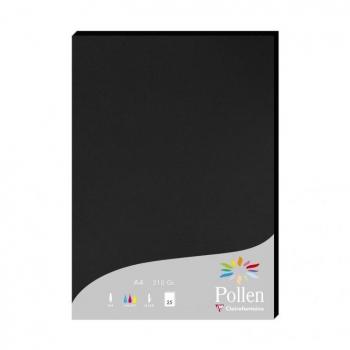 Papel para impresora de inyección de tinta Clairefontaine - Pollen A4 Negro
