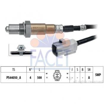 Sonda lambda FACET 10.8520 - Sensor de oxígeno, compatible con múltiples vehículos, alta precisión en la medición de gases, diseño duradero y resistente a altas temperaturas, fácil instalación y reemplazo