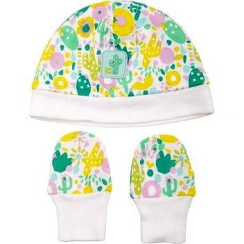 Conjunto gorro y manoplas niña captus