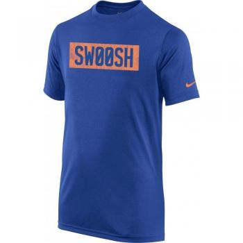 Nike Legend Ss Swsh Block Buzz Yth - Camiseta de manga corta para niño, color azul, talla M