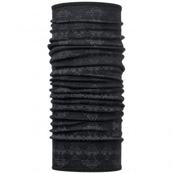 Buff Tubular Lana Merino Light, Unisex Adulto, Negro