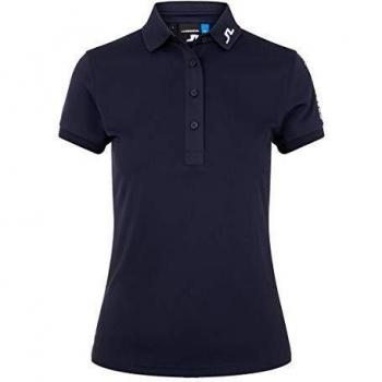 J. tilo Berg Tour Tech Slim TX Jersey Polo mujer, azul marino