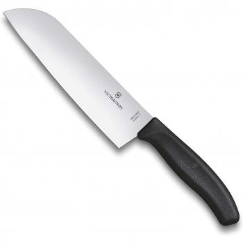 Victorinox Swiss Classic 17cm Black Flexible Santoku Knife