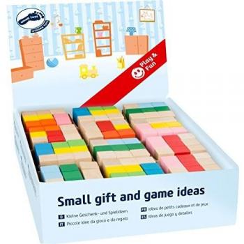 Small Foot 10687 - Dados de construcción Hechos de Coloridos Bloques de construcción, Trenes el Paisaje de la Espuma, Las Habilidades y Habilidad del Motor, Recuerdo Ideal