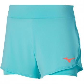 Mizuno Flex Shorts Mujeres - Azul, Naranja