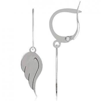 Córdoba Jewels | Pendientes en plata de ley 925 con diseño Aritos Alas Silver